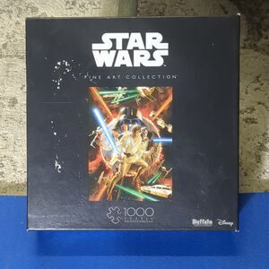 Unopened  Star Wars Fine Art Collection, 1000 Piece Puzzle with Diagram Included